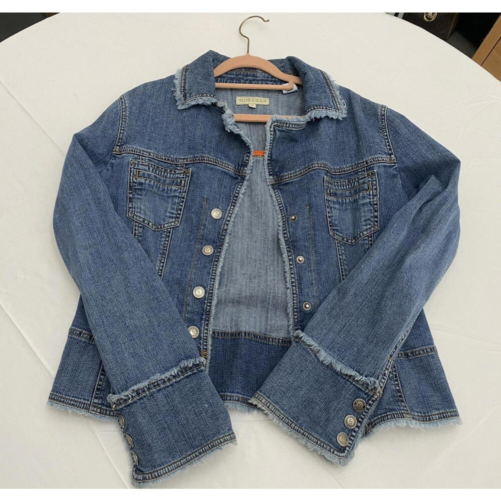 Stetson Denim Jacket Upside Logo Medium Women's